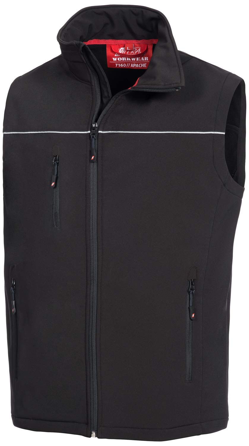 Nitras Apache 471.03 Softshell Vest Size M Black