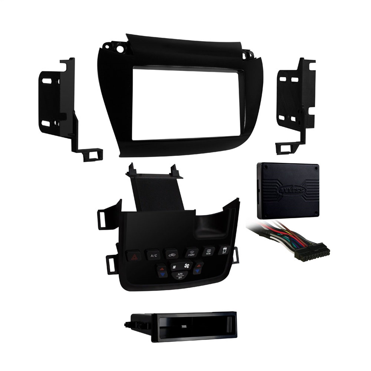 Metra 99-6520B 2011-Up Dodge Journey Dash Kit with Factory 4.3-Inch Screen Retention (Matte black)