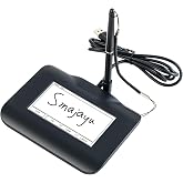 SMAJAYU FP430S 4.3 Inch Color LCD Backlit Electronic Signature Pad, USB Signature Capture Tablet with Stylus Pen, PDF Signautre, Compatible with Windows 7 8 10 11 Computer, Laptop