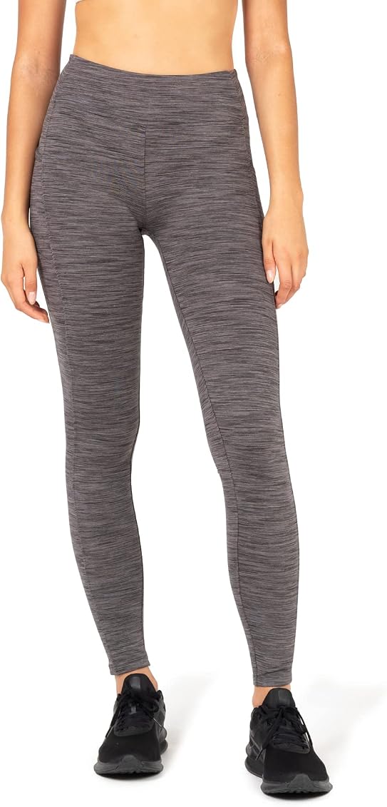 Amazon.com: Kyodan Women's Space Dye High Waist Double Brushed Leggings  Grey X-Small : Clothing, Shoes u0026 Jewelry