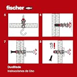fischer DuoBlade S LD Self-Drilling Plasterboard Plug 25 pcs 4.5x40 screws view 5