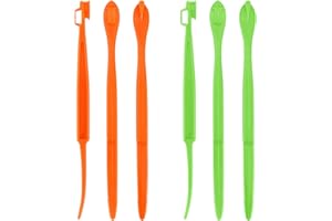 6pcs Orange Peeler Tools, Plastic Citrus Peel Cutter Lemon Opener Vegetable Slicer Easy Fruit & Vegetable Opener & Cutter wit