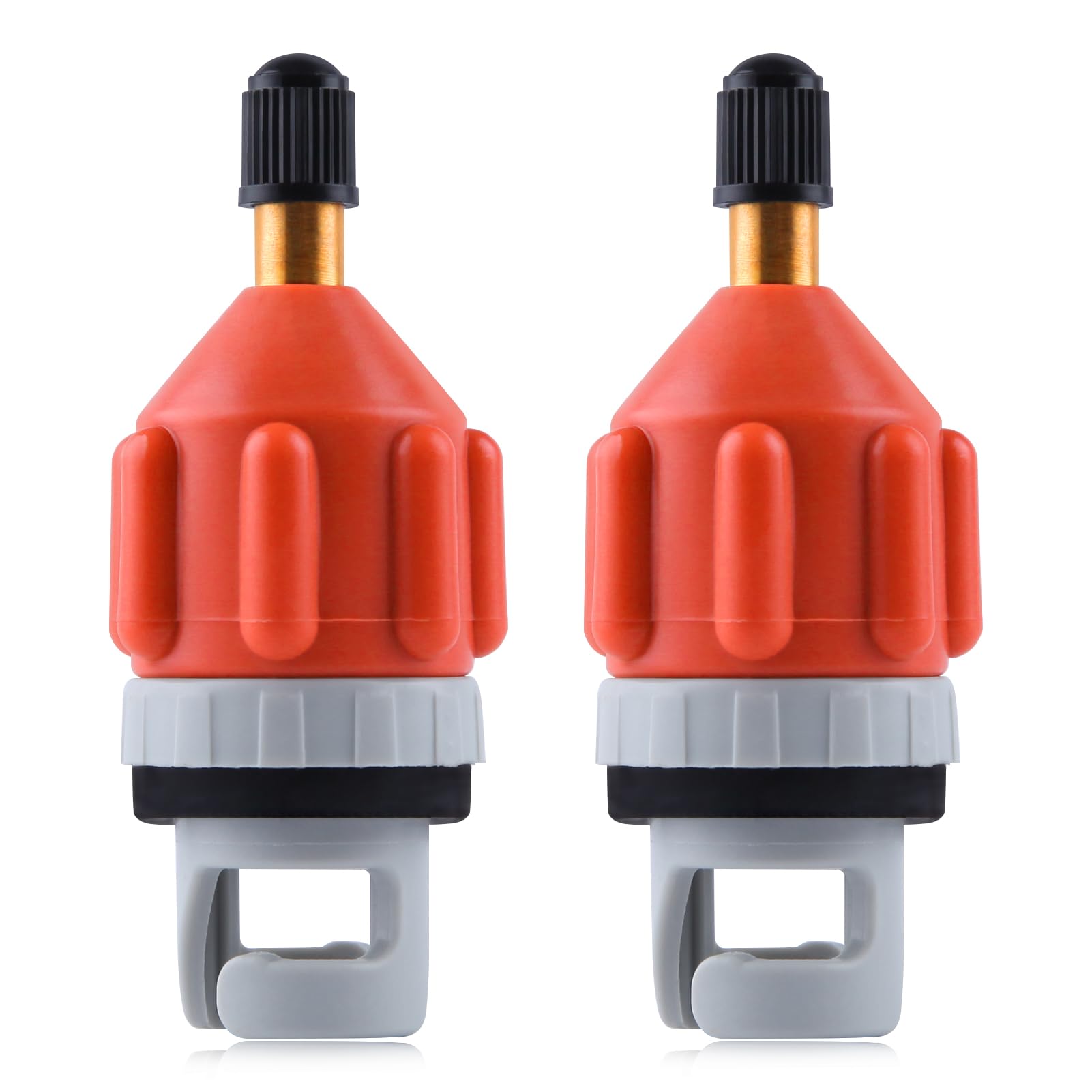 GOLD DEER 2Pcs Inflatable Boat SUP Pump Adapter Premium Conventional Air Adapter Sturdy SUP Air Adapter Quickly Inflation and Strong Sealing SUP Pump Adapter for Inflatable Boat, Paddleboard,Kayak