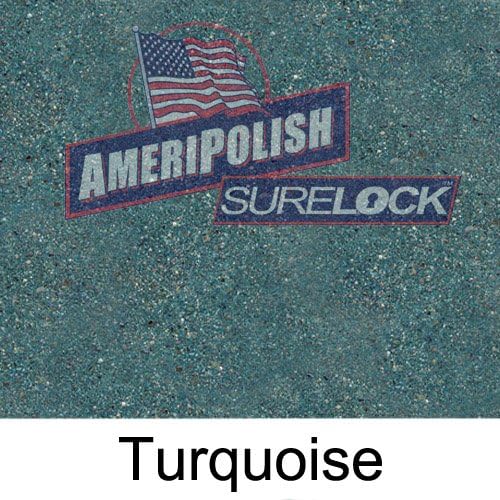 Ameripolish Surelock Concrete Color Dye (1 Gallon, Turquoise)