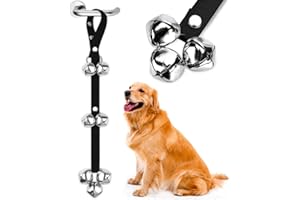 BLUETREE Dog Doorbells Premium Quality Training Potty Great Dog Bells Adjustable Door Bell Dog Bells for Potty Training Your Puppy The Easy Way - 7 Extra Large Loud 1.4 DoorBells