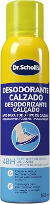 Desodorante Calzado 150ml - Desodorizante Calzado en Spray con Neutralizador de Olores 48h, Elimina el Olor del Calzado, Elimina el Olor de Calzado, Frescor Duradero, Apto para Todo