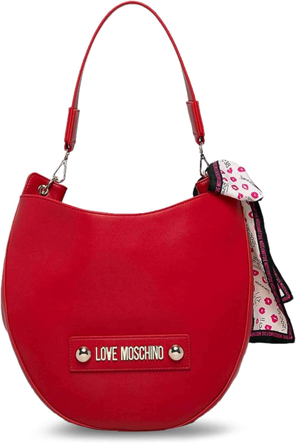 love moschino red shoulder bag