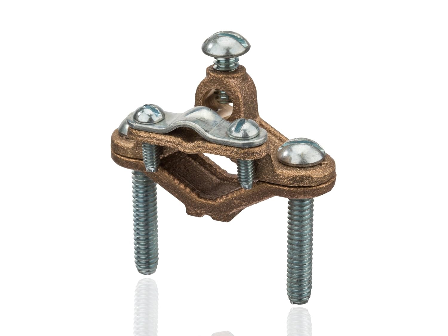 Bronze Ground Clamps With Wire Adapters 1 2 1 Water