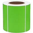 Hybsk 3x2 inch Color Direct Thermal Labels for Shipping, Barcodes, Address, Compatible with Rollo Label Printer & Zebra Desktop Printers(3"x2",Green)