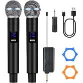 Loewieta Professional Wireless Microphone for Podcast, Karaoke &amp; Singing &ndash; 2.4GHz Portable Dynamic Mic with 150ft Range, 8H Battery,Micr&oacute;fono Inal&aacute;mbrico for Streaming &amp; Live Performance