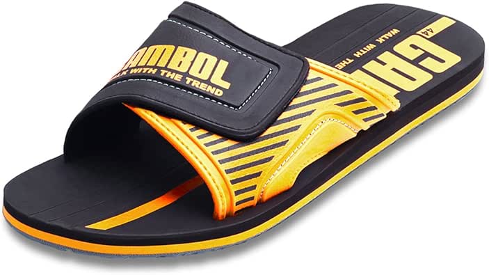 GAMBOL Men�s Slippers Shoes ZAH Style Black