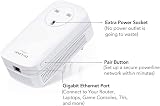 TP-Link TL- 1200 Mbps Gigabit Passthrough Powerline Starter Kit White view 3