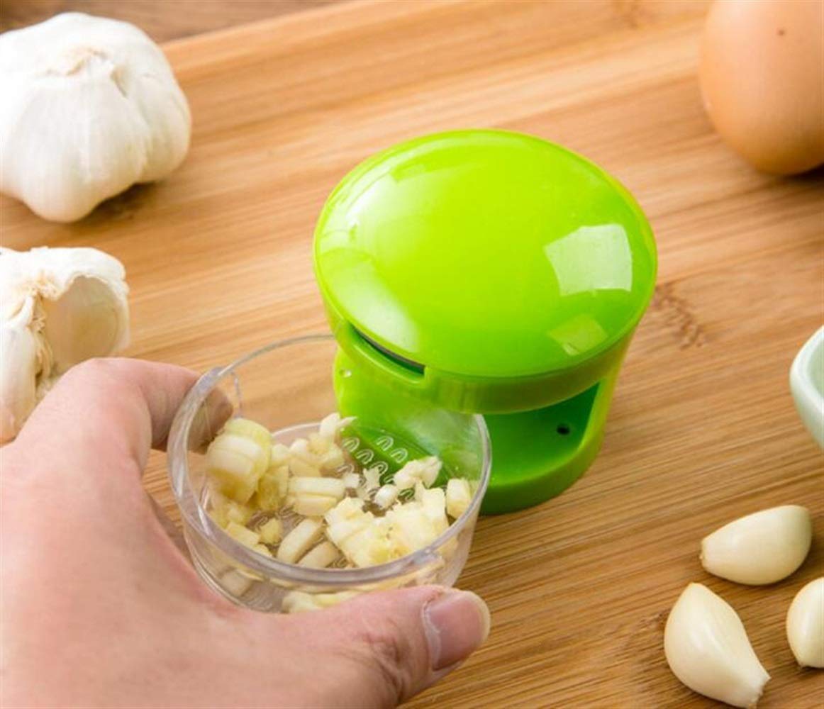 Bearony Mini Manual de Prensa de Ajo Chopper Slicer Squeezer Ajo ...