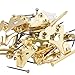 HomeDone Picture Hangers 59-Piece - Heavy Duty, Frame Hanging, Holds 5-100 lbs, Golden