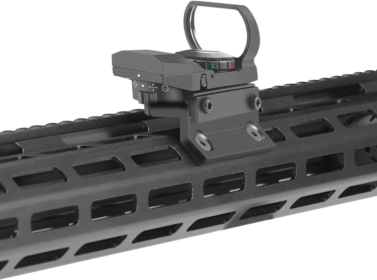 MLOK Offset Rail Mounts, VIAKEY 3 Slot Aluminum 45 Degree Angle Offset Side Flashlight Optic Sight Picatinny Rail Mount for M-LOK System - 2 Pack (3 Slot - 2 PCS) : Sports & Outdoors