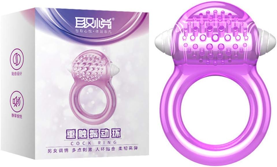 UOTA 1 Pcs Male Exercise Pénnis Rings Cǒck Lock Vi-brating Ring for Couples Adult Multispeed Toy