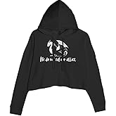 The Pxv We Do Not Eat Our Allies Fourth Wing Basgiath Cropped Fleece Hoodie, Soft & Cozy, Trendy Fit