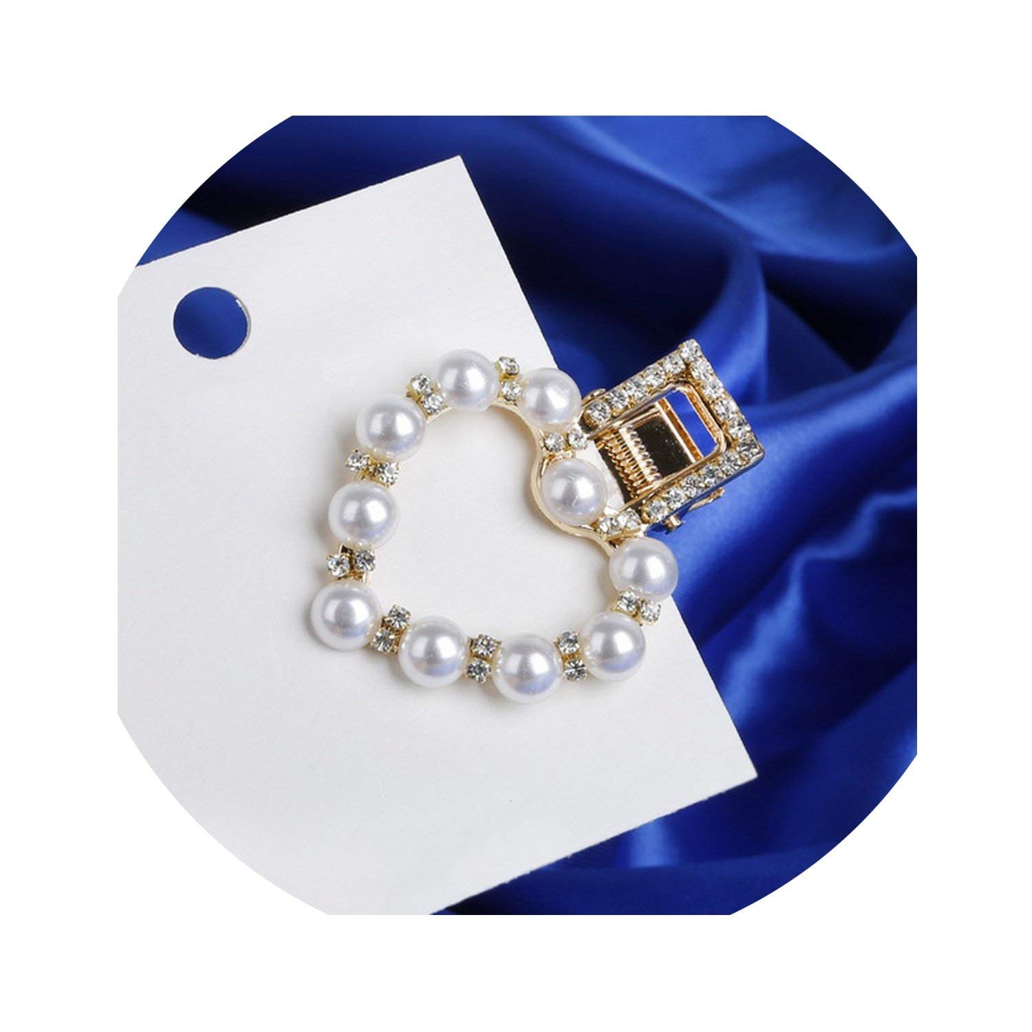 Amazon Com Fashion Handmade Gold Color 1pc Pearl Imitation Hair