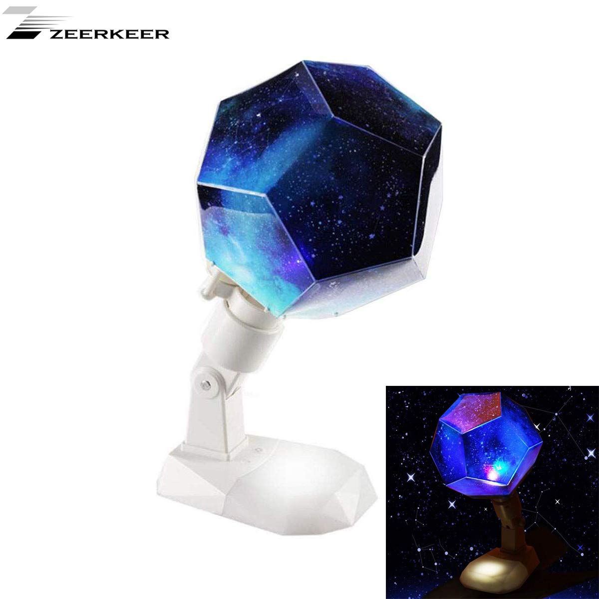 Zeerkeer Proyector Giratorio Star Sky Luz Nocturna, Sinfonía ...