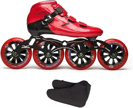 Amazon Co Jp ローラースケート プロの競技用インラインスケート靴 成人用および女性用レッドスピードスケート靴 カーボンファイバー製クワッドブルーローラースケート 黒 Color Red Size Eu 32 Us 1 5 Uk 13 5 Jp 21cm ホーム キッチン