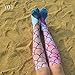 Huiyuzhi Womens Cosplay Mermaid Stockings 3D Printing Socks,Multi-color,One Size