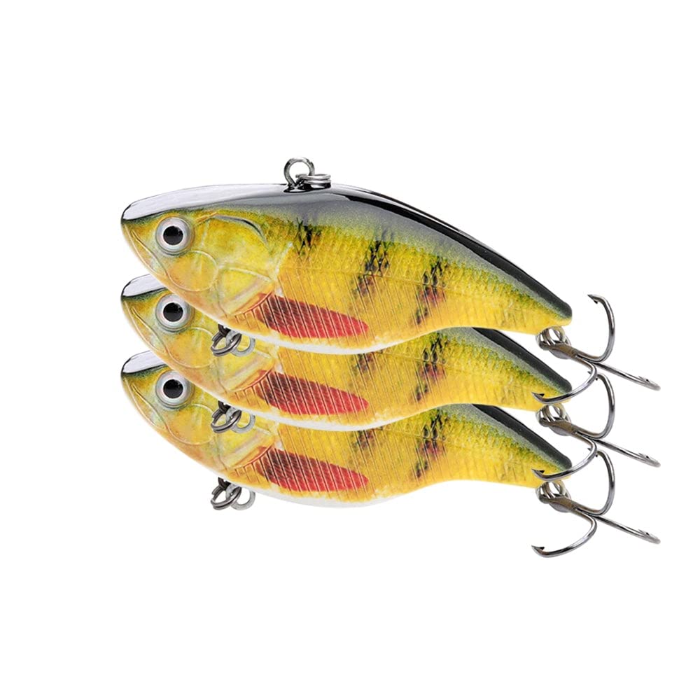 Sinking Swimbait Lures Lifelike Artificial - Large Perch Swimbait - Hard Wearing Sharp Treble Hooks - Realistic Durable Fish Scale Patterns - Predator & Pike Fishing Bait