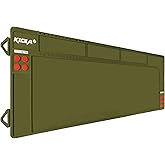 Klola Rifle Shotgun Cleaning Mat - Large Magnetic Gun Mat with Organizer Parts Tray, Anti-Slip Workbench Cleaning Pad, Inch Ruler