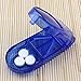 Polytree Travel Pill Box Storage Pill Cutter Splitter Medicine Tablet Holder