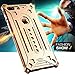 iPhone 7 Plus Case Metal, Bestpool CNC Aircraft Aluminum Bumper Case for iPhone 7 Plus + 1PC Tempered Glass Screen Protector, Anti-Knock Shockproof Metal Frame Back Cover in Perfect Retail Package