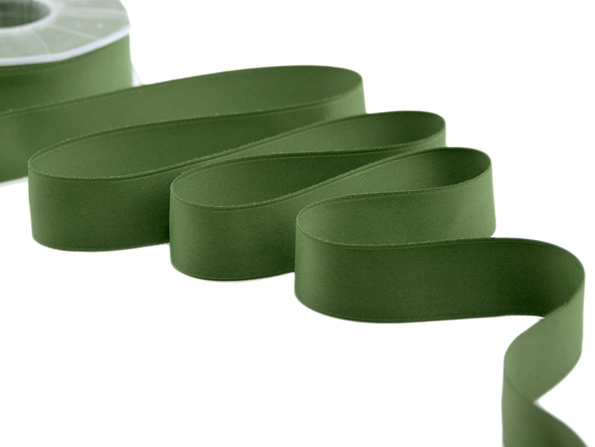 Furlanis Ribbon, Silk, English Green, 25 mm x 20 m