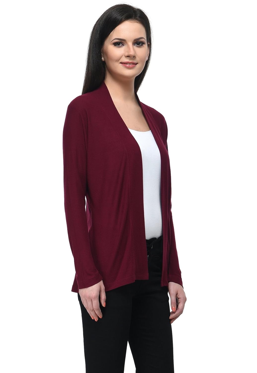 frenchtrendz women viscose crepe shrug