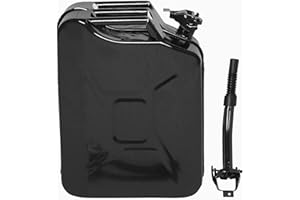 SOONEEDEAR 5 Gallon Metal Can, Heavy-Duty Steel Container with Spout and Handle, Portable Water and Liquid Storage Jar for Cars, Trucks, Motorcycles, Automotive & Outdoor Equipment