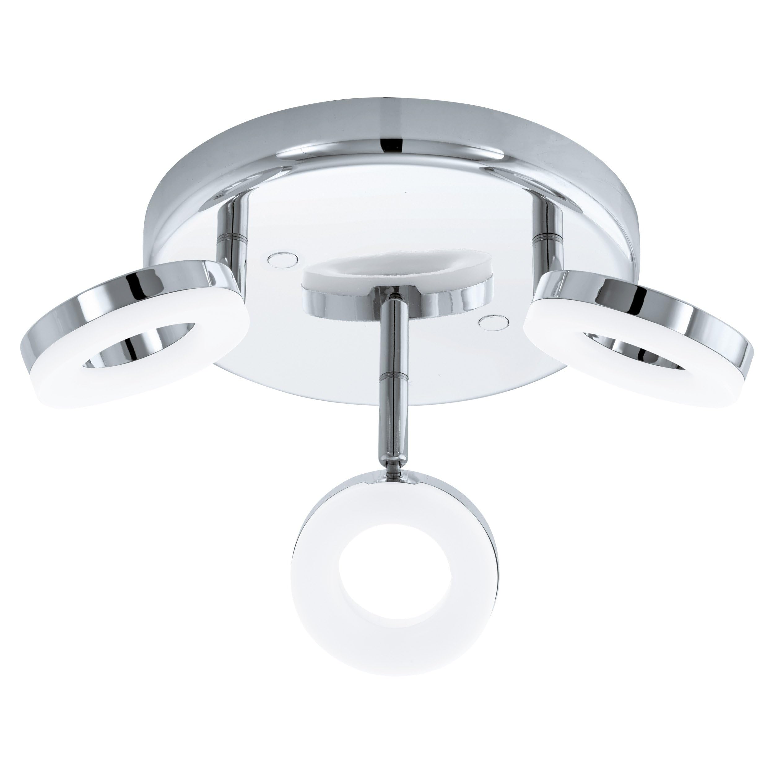 EGLO 94762 GONARO LED Bathroom Three-Spotlight Ceiling Light in Chrome