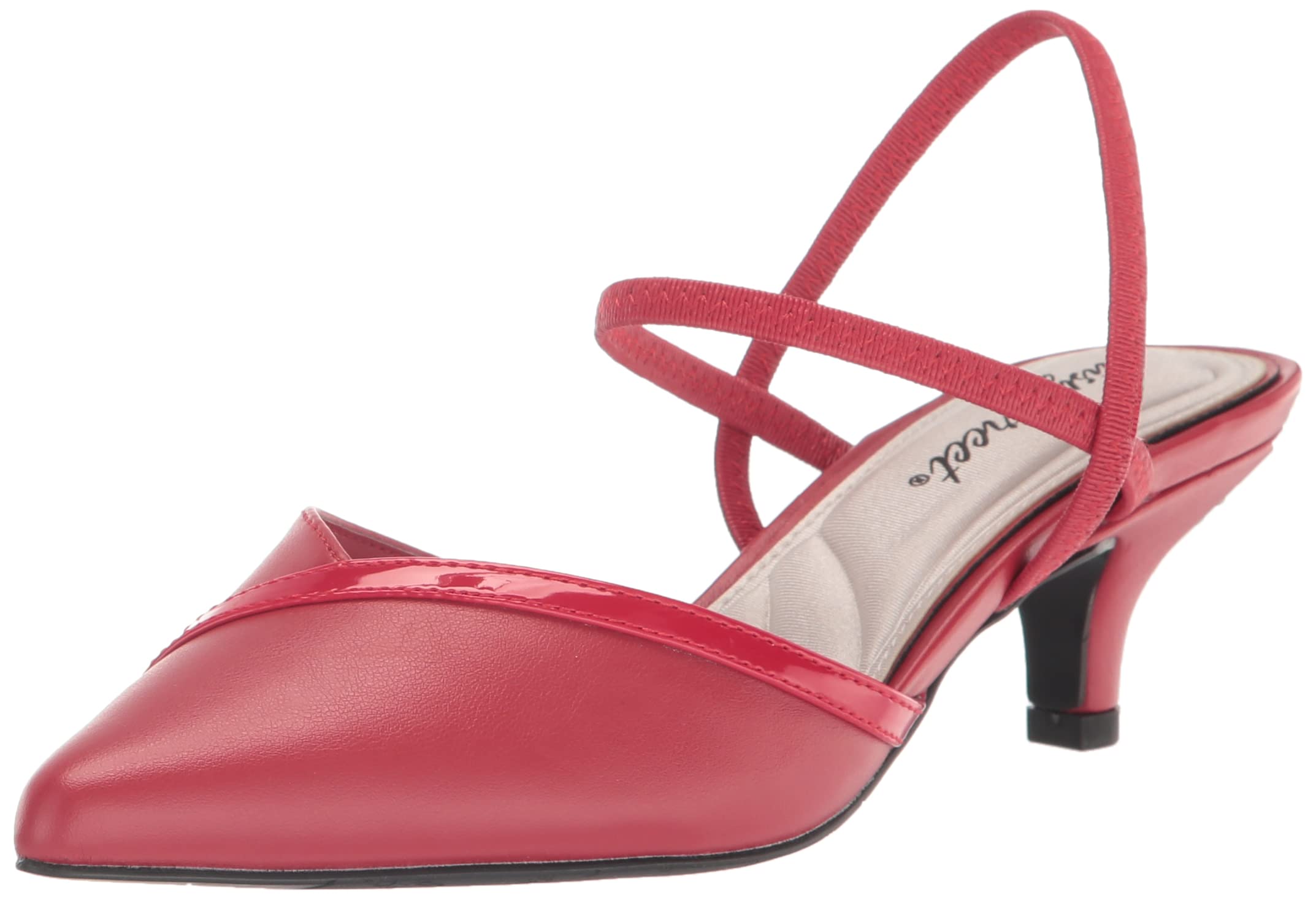 Easy Street Women’s Unna Pump, Red, 8 Wide