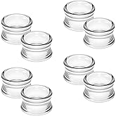 Pexveiuu 6G-50mm Acrylic Hollow Gauges for Ear lightweight Tunnels Clear Double Flared Ear Flesh Plugs Tunnels Earrings for Women Men