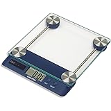 Salter Touchless Tare Digital Kitchen Scale (Blue)