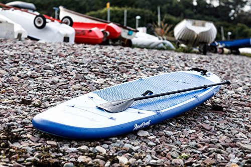Aquaplanet 10ft Allround Paddle Board - Beginner's Kit. Air Pump with Pressure Gauge,Adjustable Aluminium Floating Paddle,Repair Kit,Heavy Duty Carry Rucksack & Premium Leash & 4 Kayak Seat Rings