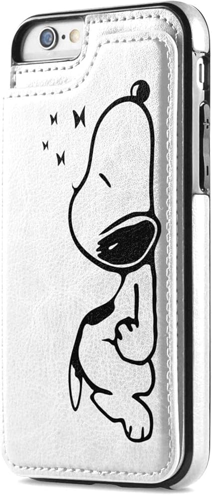 Amazon Iphone7 8 ケース スヌーピー 手帳型 レザー カード収納 全面保護 薄型 スタンド機能 キャラクター 可愛い 人気 家電 カメラ オンライン通販