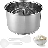 304 Stainless Steel Inner Pot, 5 L/10-Cup Rice Cooker Inner Bowl, Compatible with Zojirushi NS-TSC10 Cookers, Replacement Inn