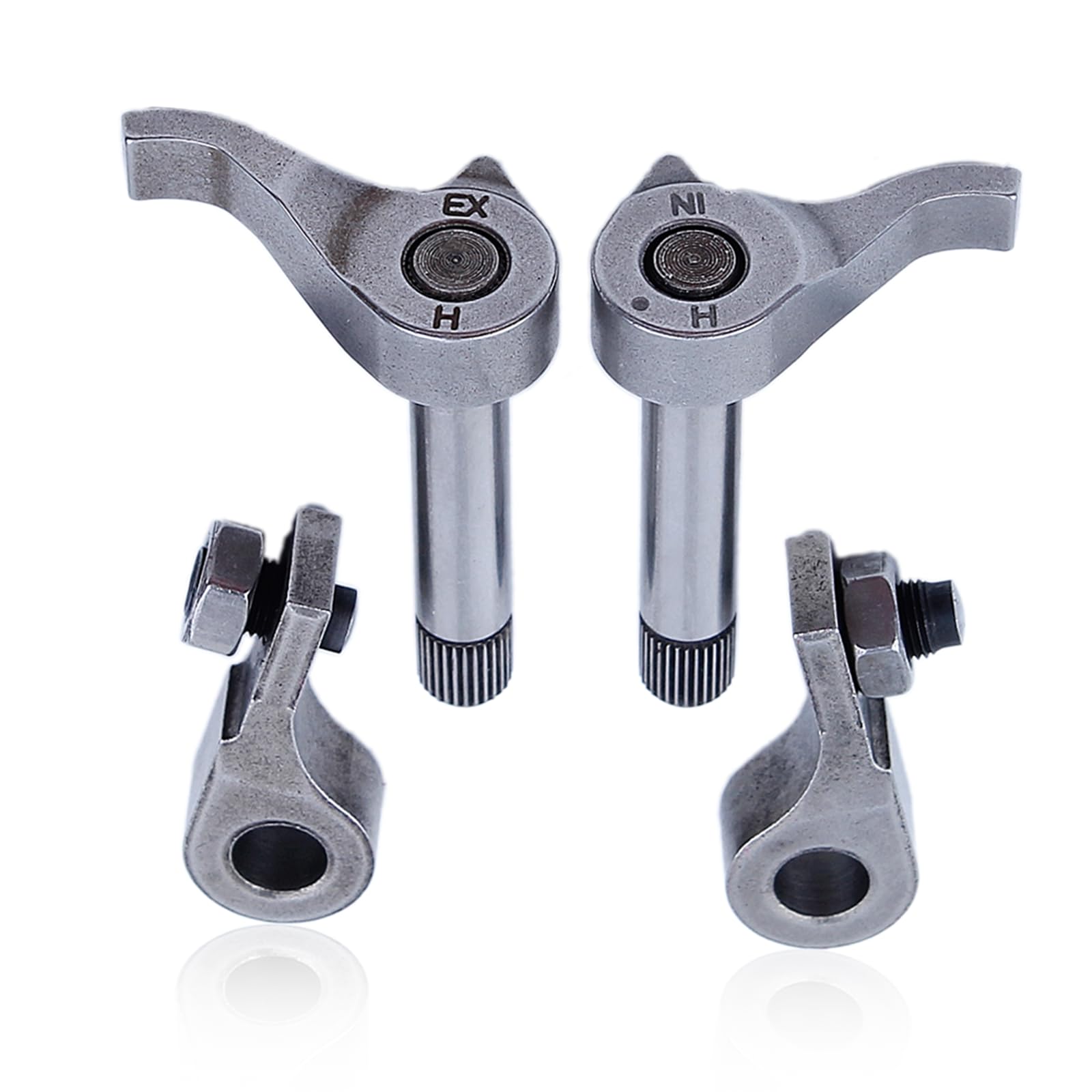 Intake Exhaust Valve Rocker Lifter Arm Set for Honda GX25 GX25N GX25NT GX25T Engine Motor HHT25S Trimmer Cutter FG110 Rototiller