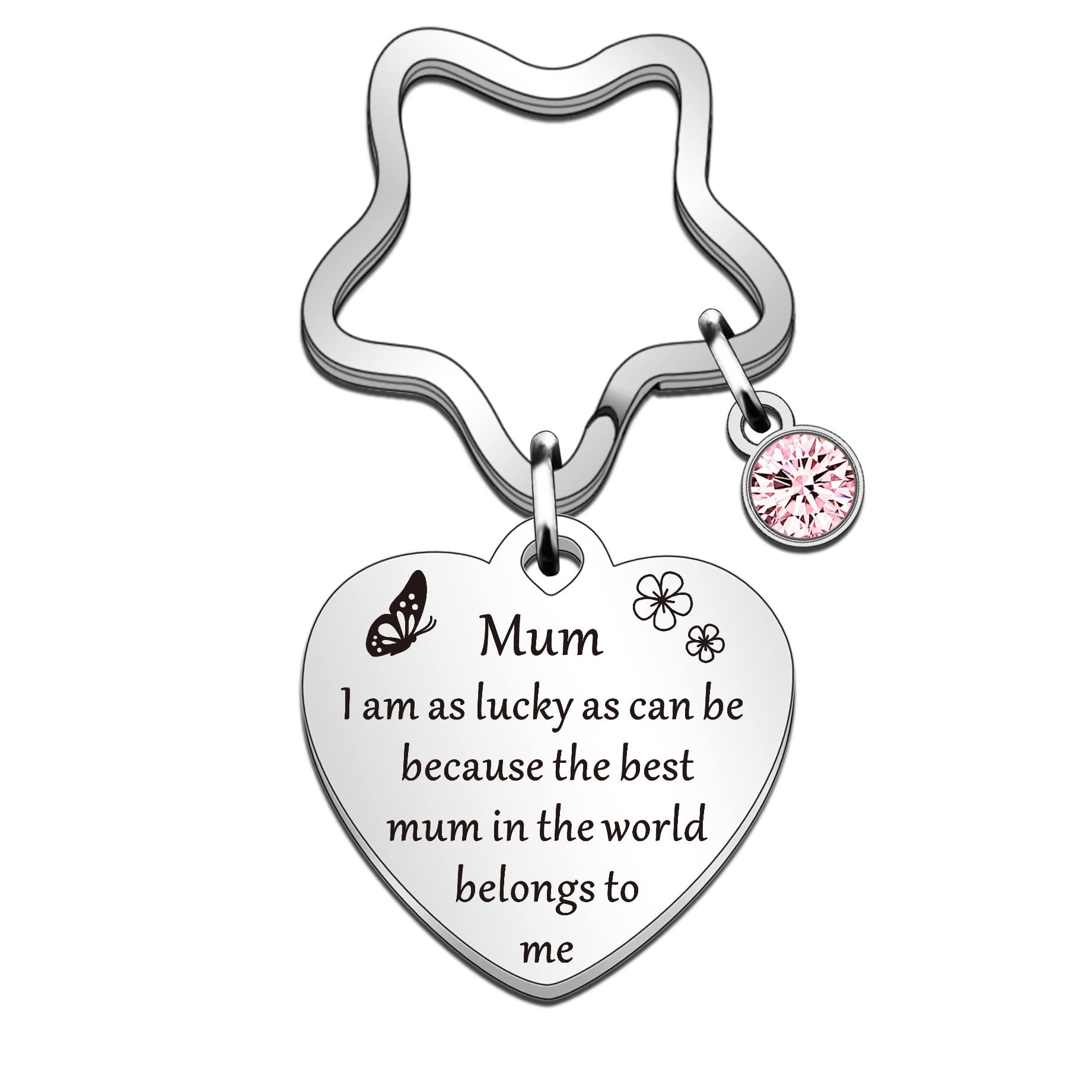 QMVMV Mum Gifts Mum Keyring from Daughter Son Birthday Christmas Thanksgiving Mother's Day Gifts for Mother Mama Mummy