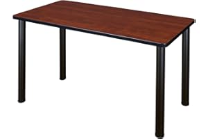 REGENCY SEATING Regency Kee 42 by 24-Inch Training Table, Cherry/Black