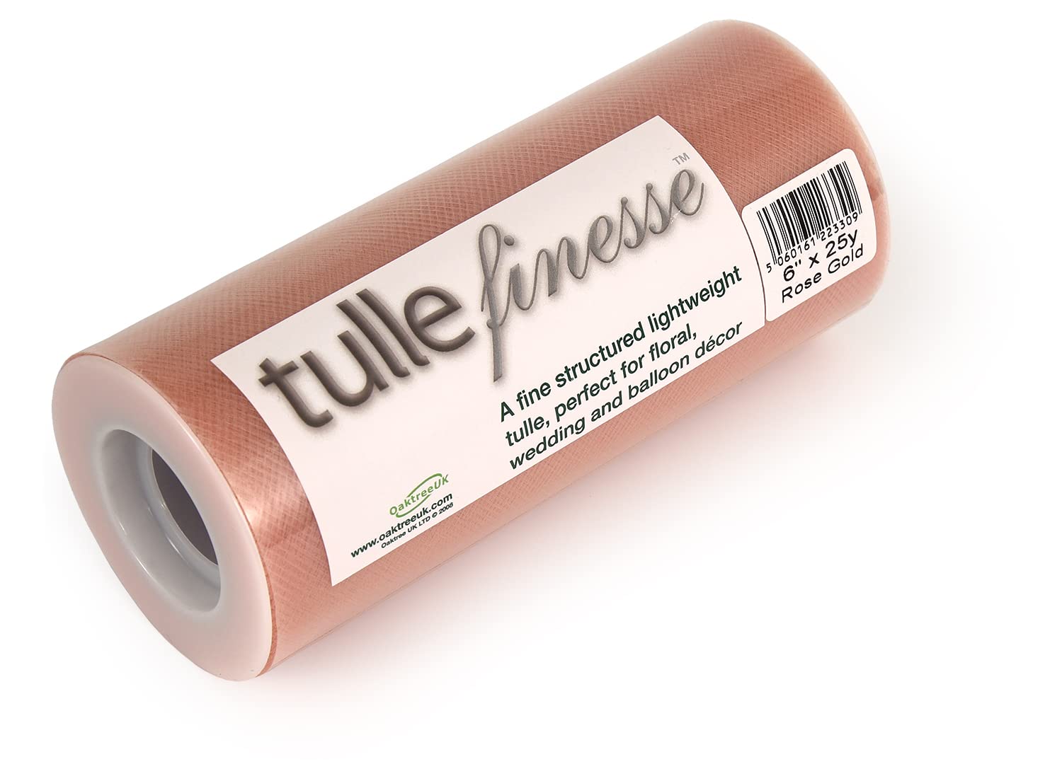 Tulle Finesse 6" x 25y Rose Gold No.87