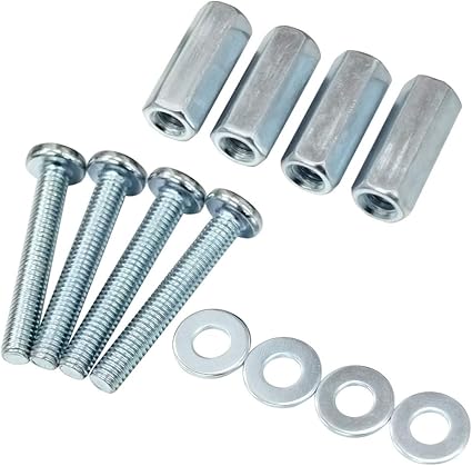 Amazon M6 ネジ スペーサーセット Starplatinum 金属スペーサー M6ボルト 4本 M6ワッシャ 4個 テレビ壁掛け設置時のトラブル回避に Starplatinum 液晶テレビ壁掛け専門店 テレビ壁掛け用部品