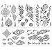Hakuna Black Temporary Tattoos - Henna Style, Mehndi Designs, Body Art Stickers (5 Sheets in)