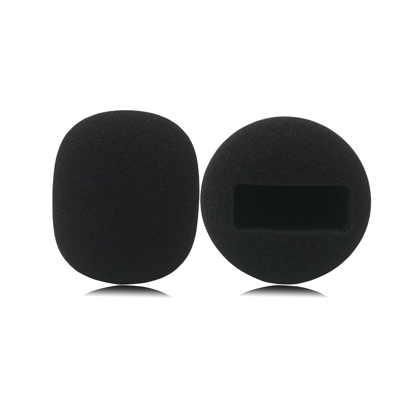 Photo 1 of Interview Go Handheld Stand Microphone Cover for DJI Mic, Rode, Hollyland Lark Wireless Mic Holder Windscreen Pop Filter 2 PCS