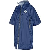 4Monster Swim Parka with Hood,Quick-dry Wetsuit Changing Robe Waterproof,Warm Coat Surf Poncho for Water Sport, Beach&Pool