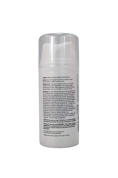 NOW FOODS PROGESTERON CREAM, 3 OZ