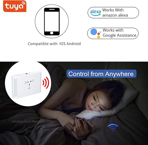 Kecheer WiFi Smart ThermostatGatewayHome Control Heizkrperthermostat6 SEA801 WIFI Tuya Thermostate 1 intelligentes Gateway SWG 03