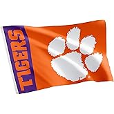 Desert Cactus Clemson University Flag Tigers Banners 100% Polyester Indoor Outdoor 3x5 feet Flags (Team Name)